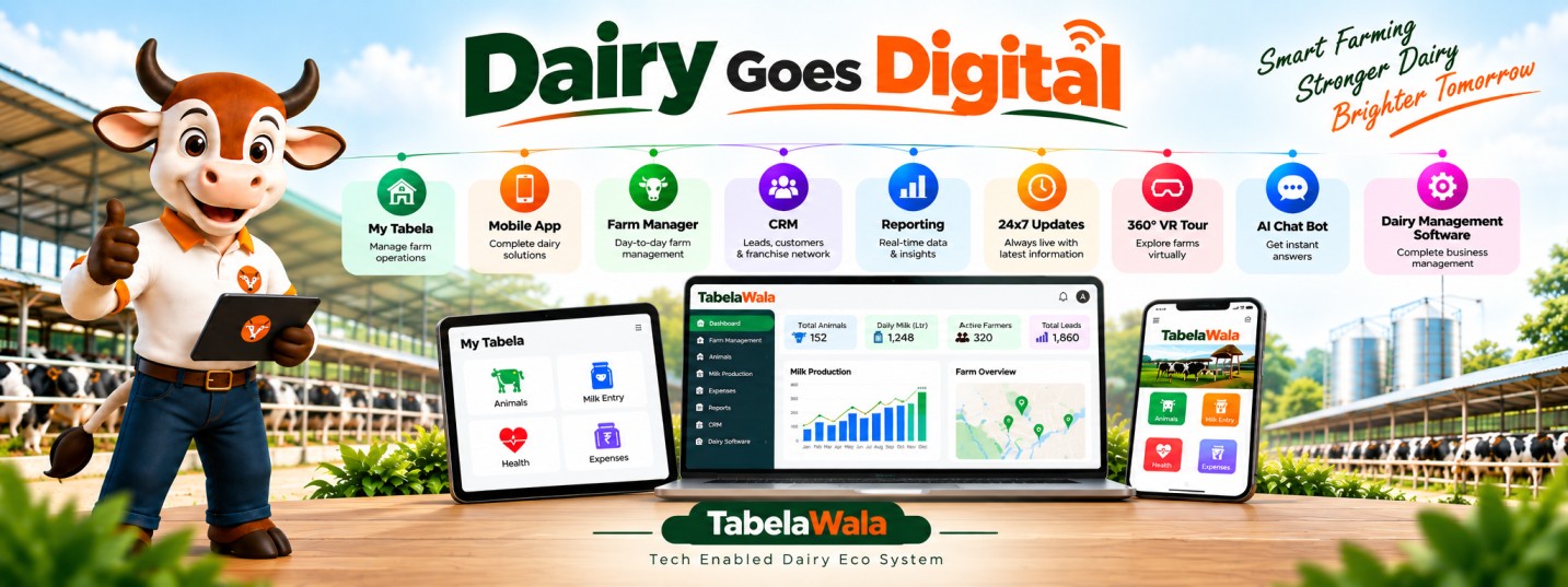 Tech-Enabled Dairy Ecosystem | Digital Dairy Farming | TabelaWala