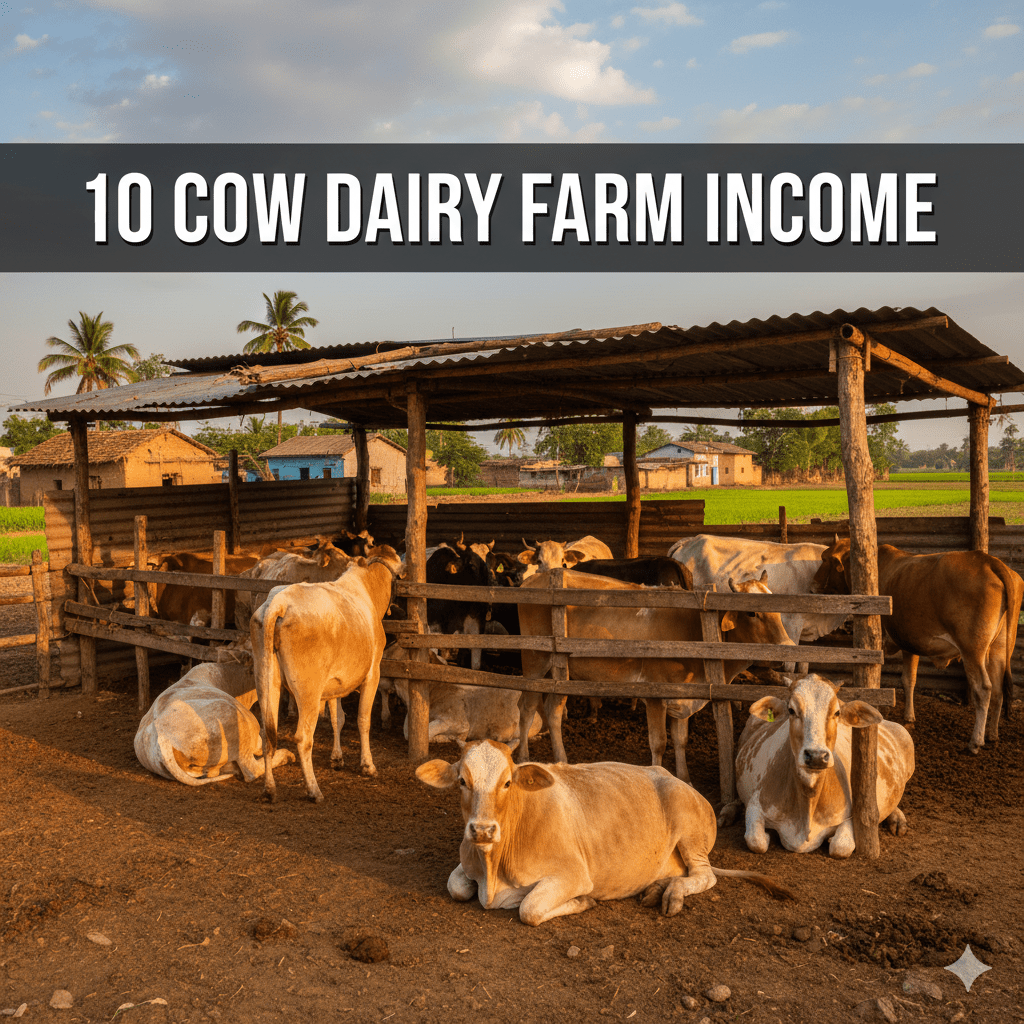 10 Cow Dairy Farm Income