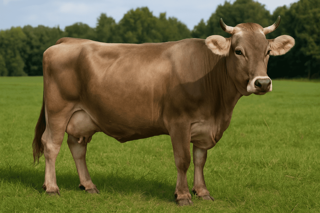 Brown Swiss cow