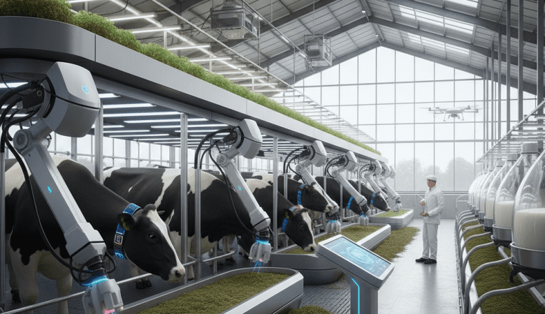 High-Tech Dairy Farming