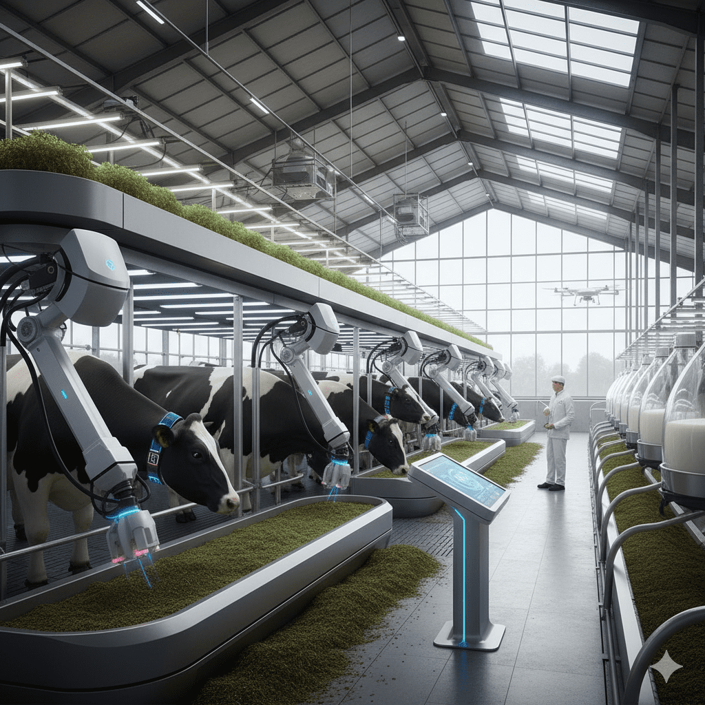 High-Tech Dairy Farming