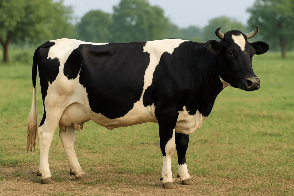 Holstein Friesian cow