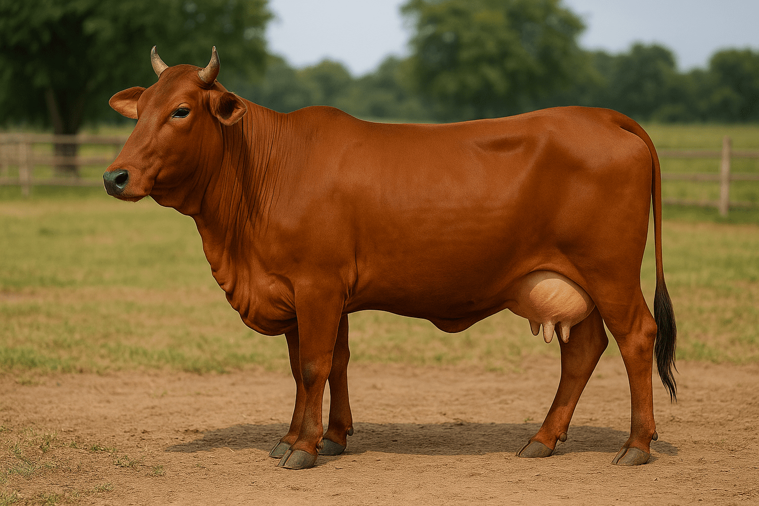 Red Sindhi cow