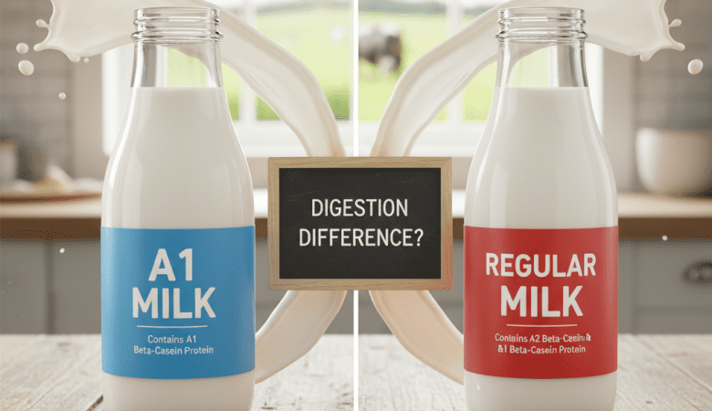 The Main difference between A1 and A2 milk