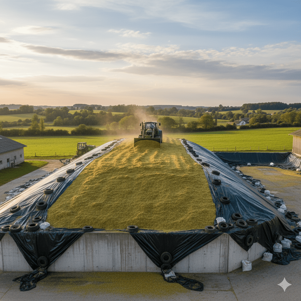 Silage pit , silo pit