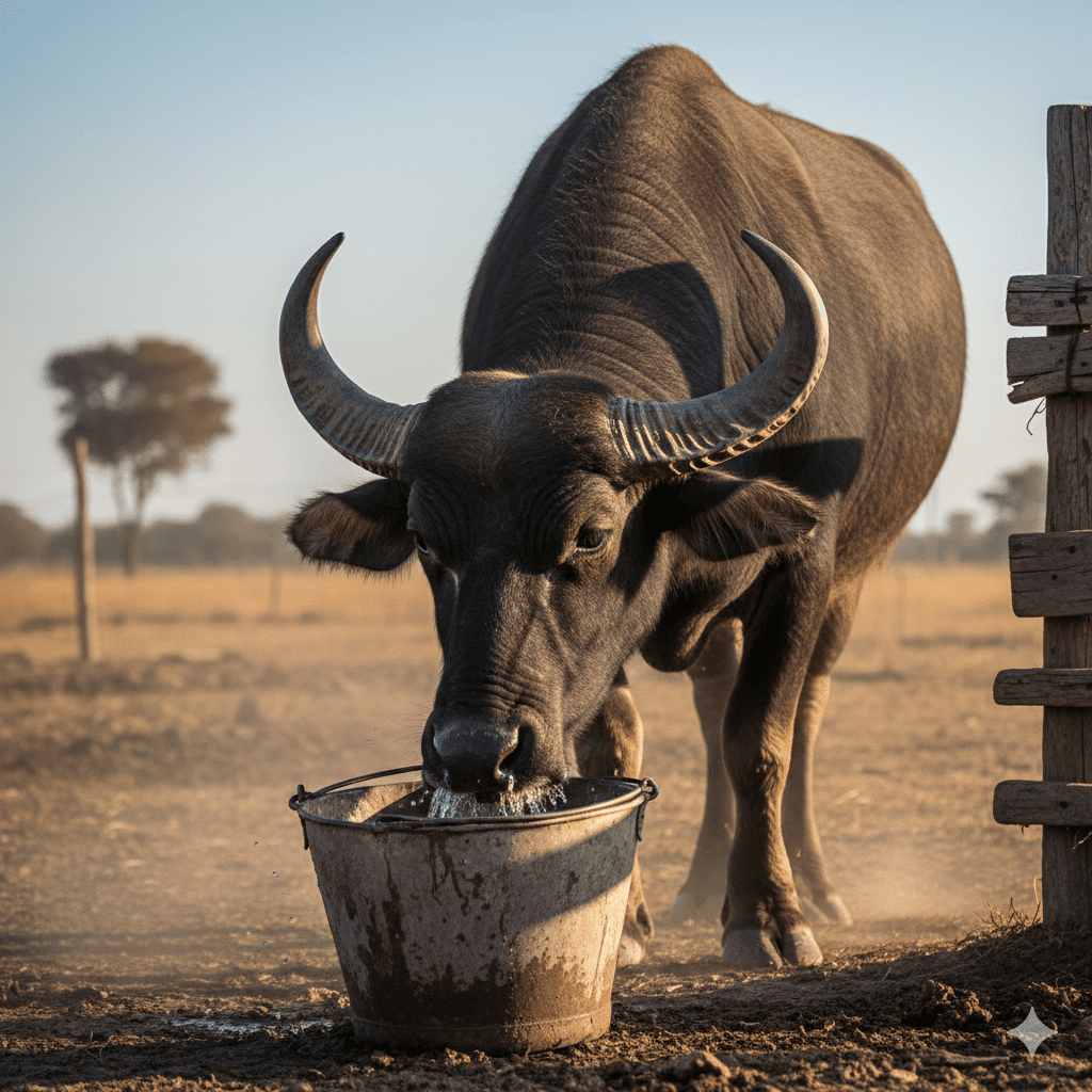 Daily Water Requirement of Milking Cows and Buffaloes