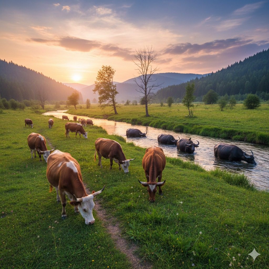 How Much Water Do Milking Cows and Buffaloes Need Daily? Know the Right Quantity and Reasons