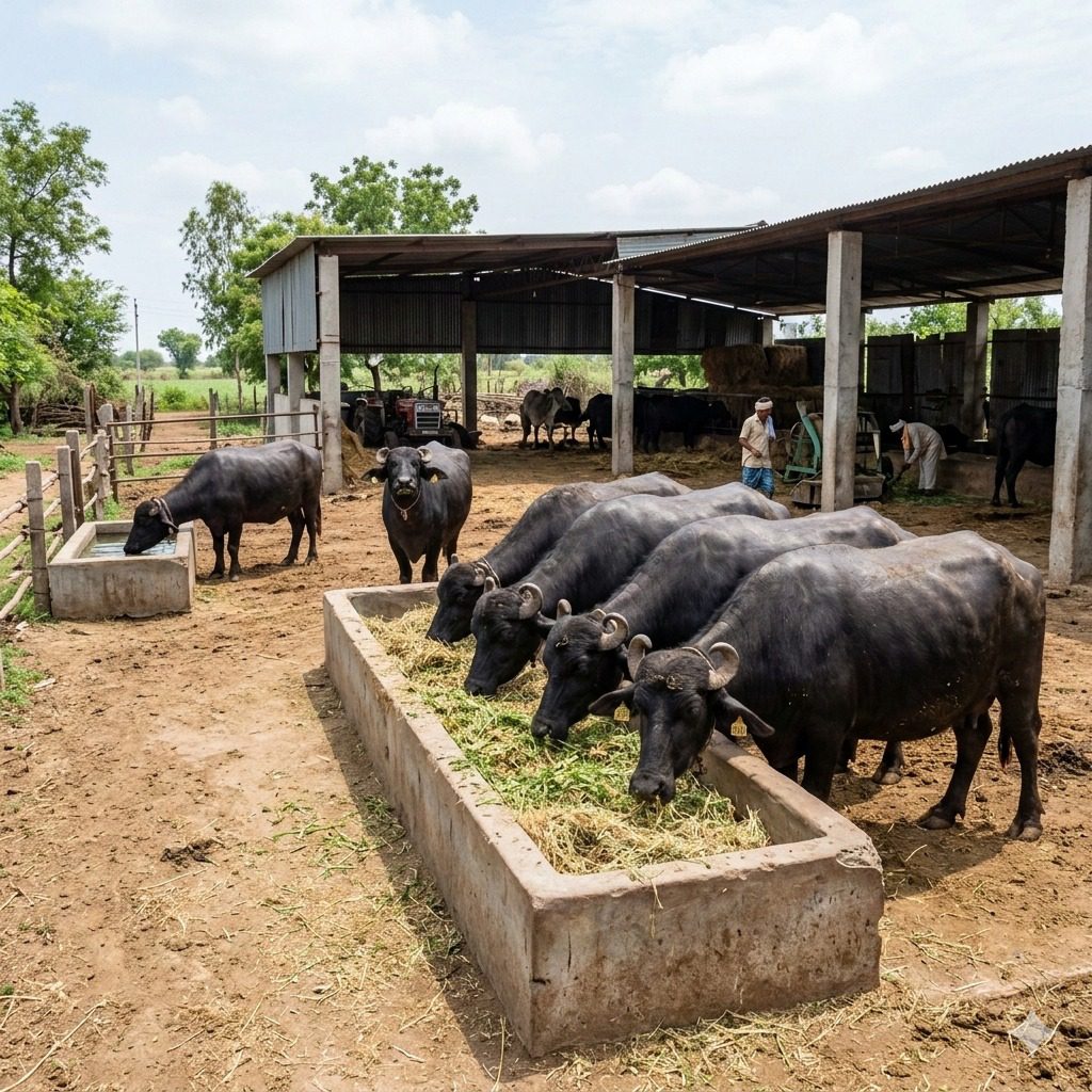 Dairy Farming with 7 Buffaloes: How to Earn Good Profit with Low Investment