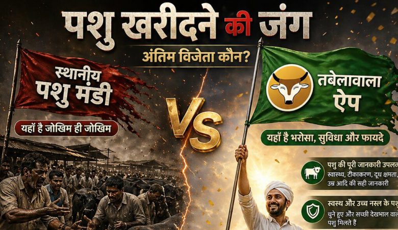 Pashu Local Mandi vs TabelaWala App: किसान कहाँ से पशु खरीदें?