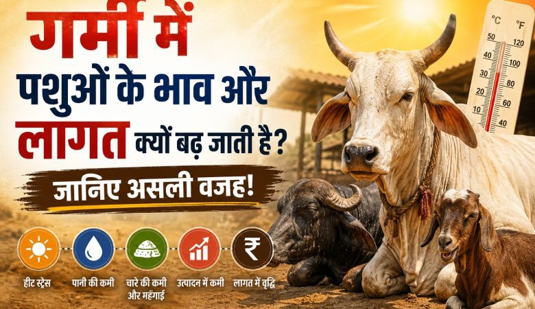 गर्मी में पशुओं के भाव,लागत क्यों बढ़ जाती है?