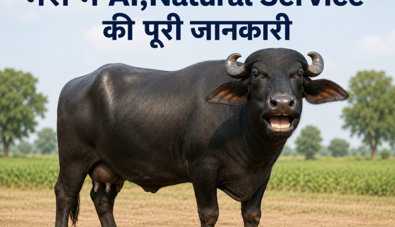 भैंस में AI,Natural Service की पूरी जानकारी Signs,Timing,Tips